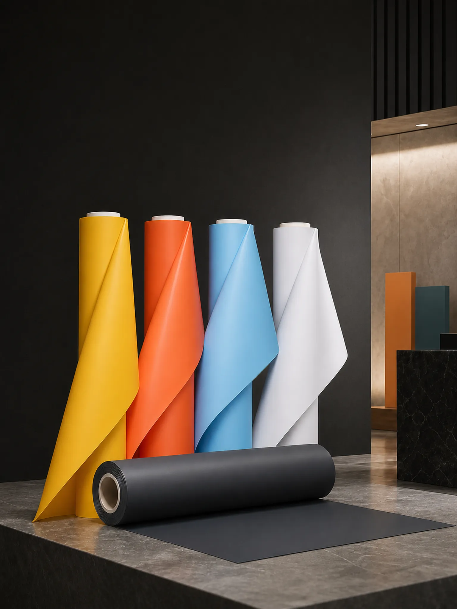 Opaque Solid-Color Matte Film — True solid color, not translucent frost