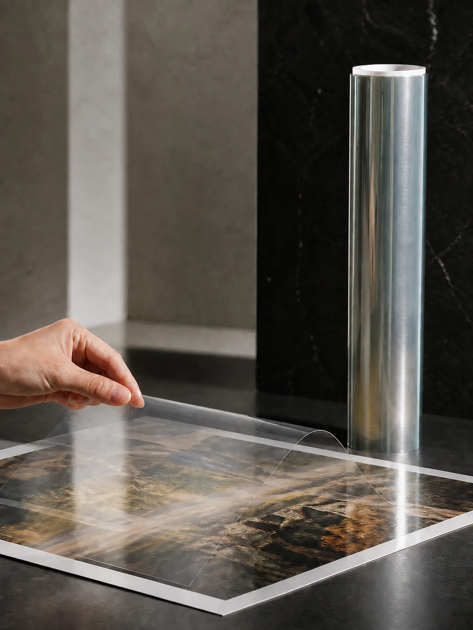 PVC Cold Lamination Film — Gloss or matte finish, per order