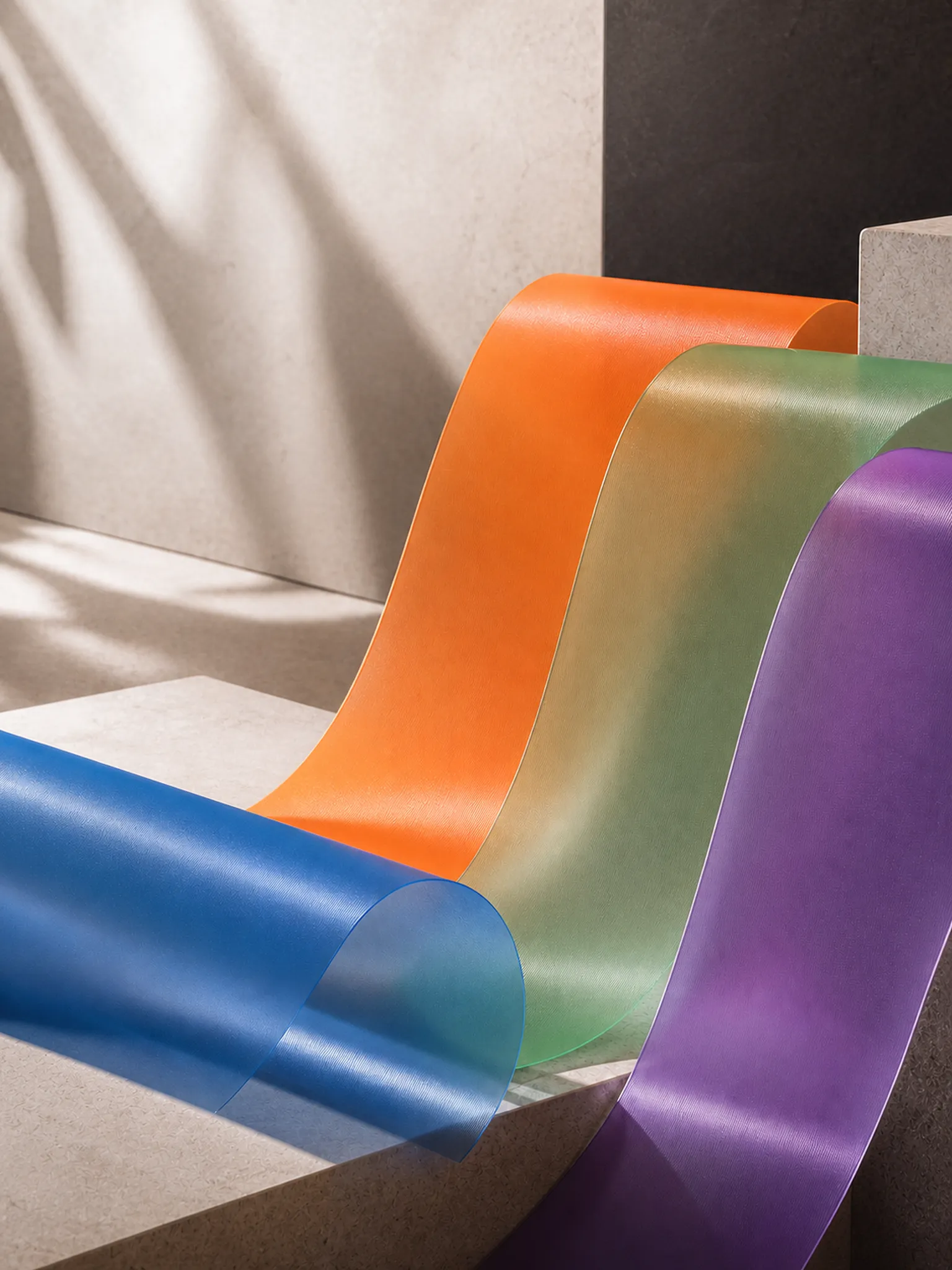 Colored Translucent Frosted Film — Haze level agreed by sealed sample