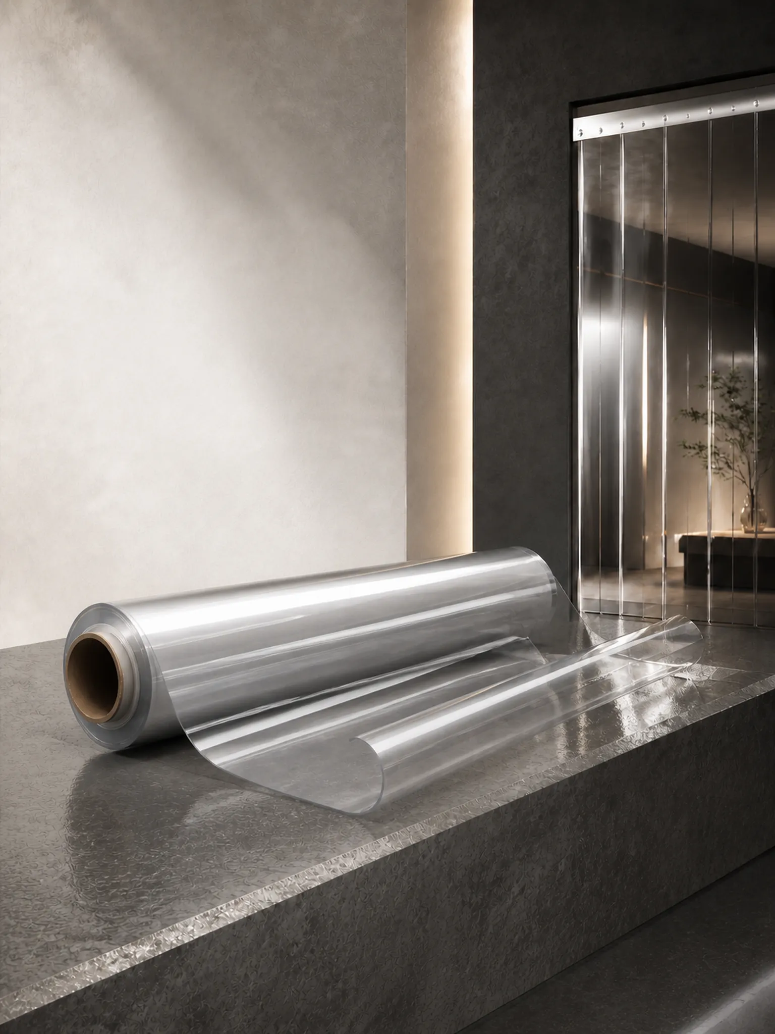 Clear PVC Soft Glass — plate