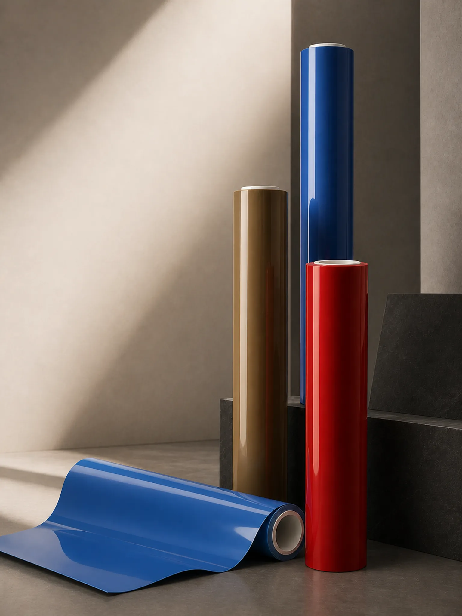 Opaque Solid-Color Glossy Film — plate